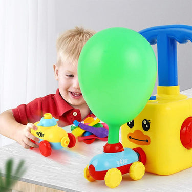 KIDS PUMPING BALOONS CAR